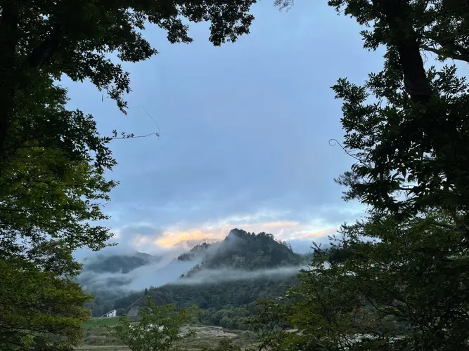 自然が美しい。