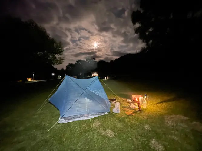 星空も美しい。
この日は、スーパームーン。