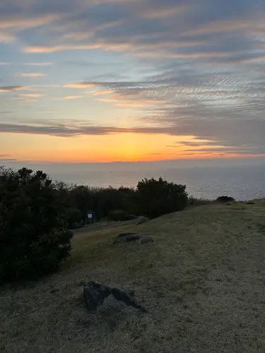 夕日もきれいです!